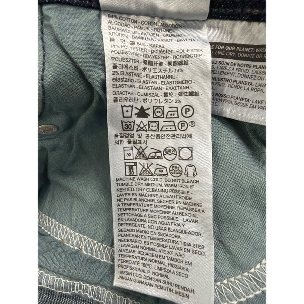 Levis Womens Dark Wash Denim Bootcut Jeans Mid Rise Slimming Size 10 Medium Fit