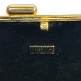 Vintage 80s Lisette Women's Silver And Gold Chain Strap Evening Clutch Sz M