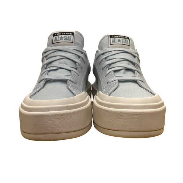 Converse Unisex Light Blue Canvas All Star Platform Sneakers Shoes Size 8