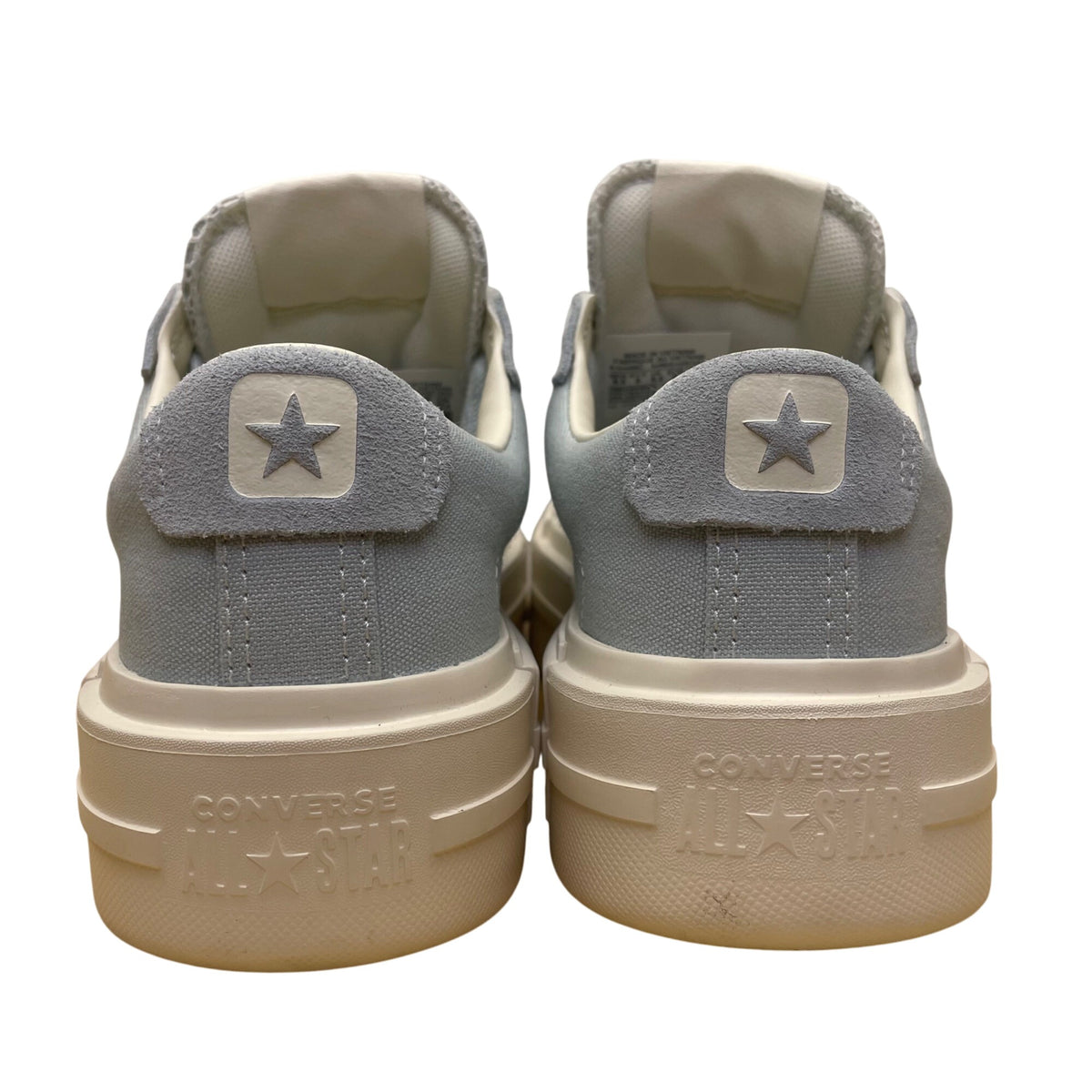 Converse Unisex Light Blue Canvas All Star Platform Sneakers Shoes Size 8