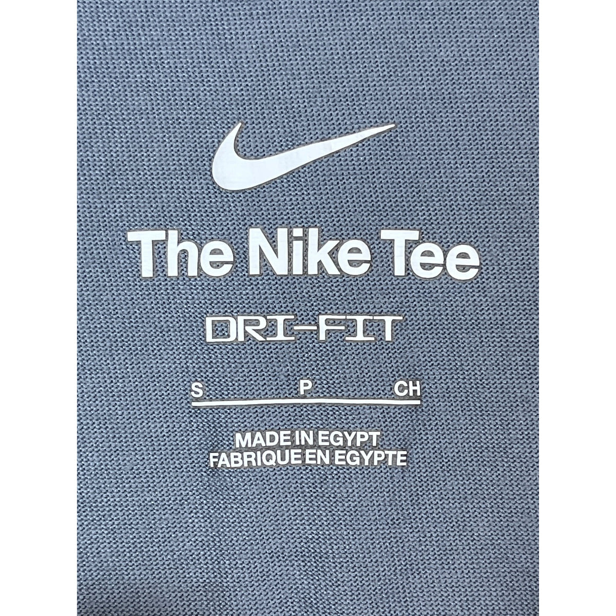 Nike Mens Gray Dri-FIT Graphic T-Shirt Just Do It Print Short Sleeve Size S