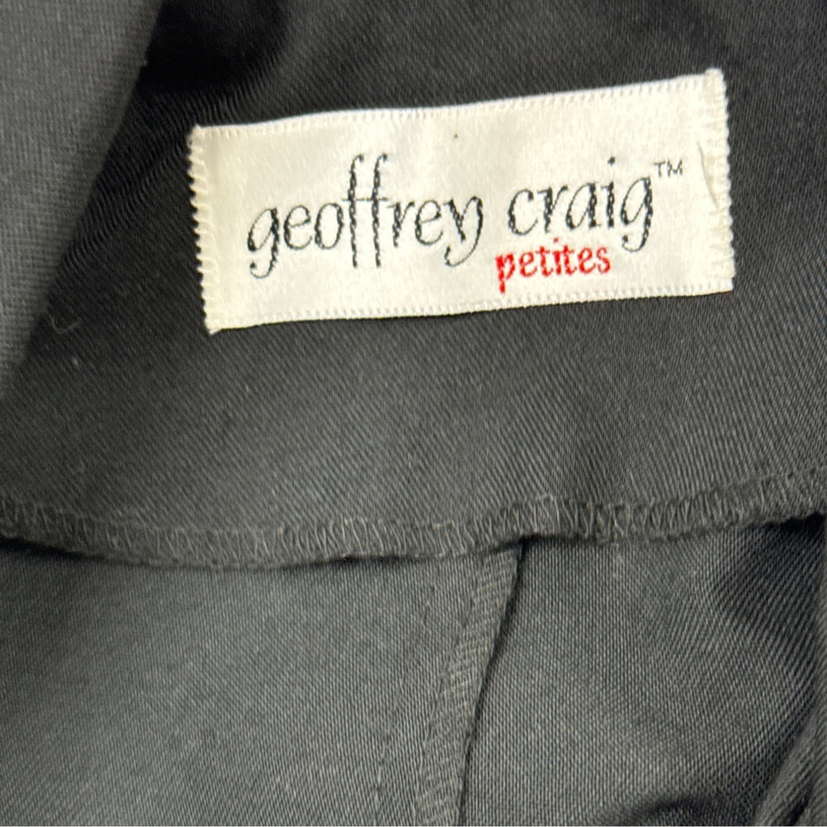 Geoffrey Craig Double Breasted Women's Black Blazer Dress Size 2P