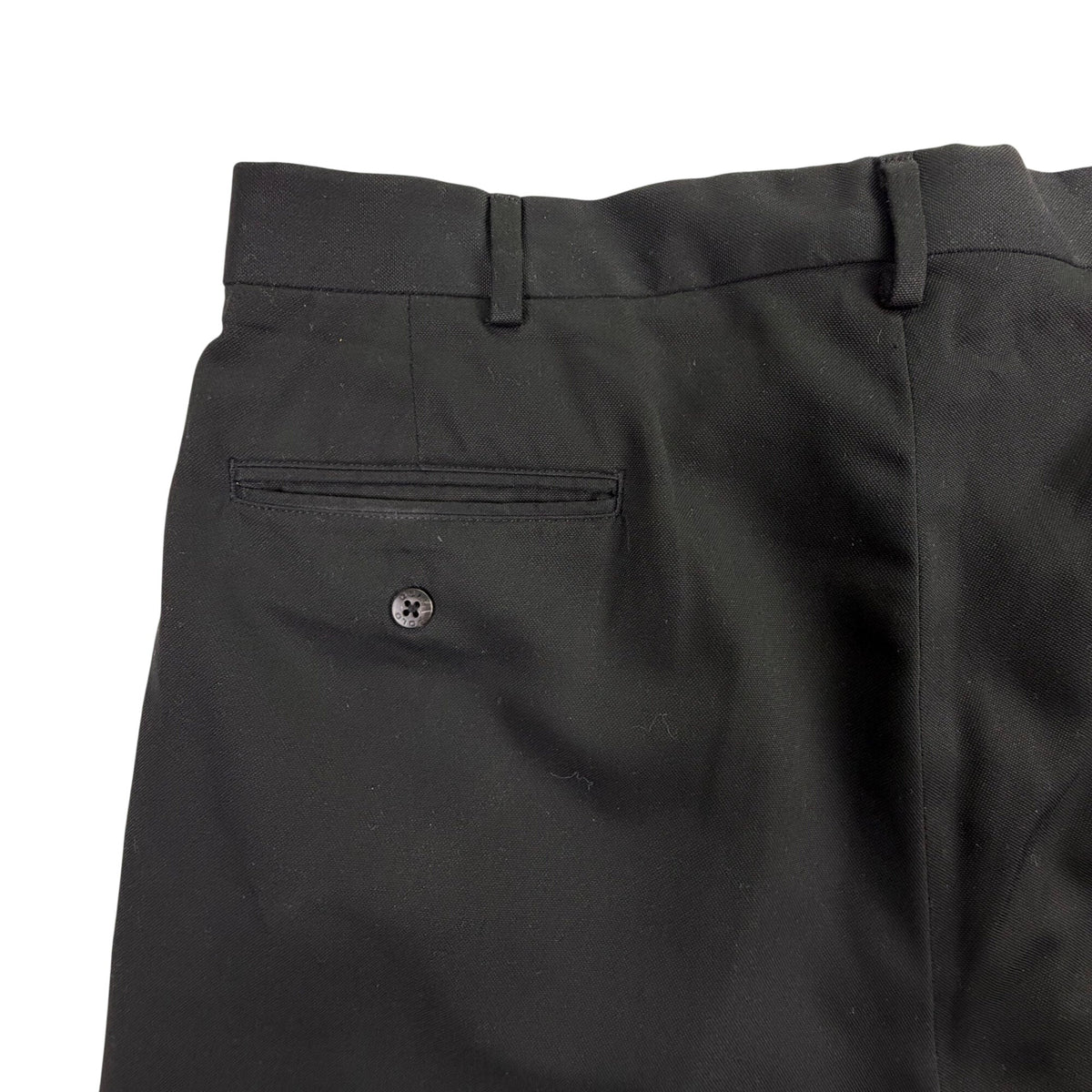 Polo Golf Mens Black Polyester Pleated Shorts Classic Fit Lightweight Size 38