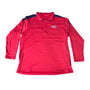 Washington Capitals Men's Team Long Sleeve Red Polo Shirt Sz XXL