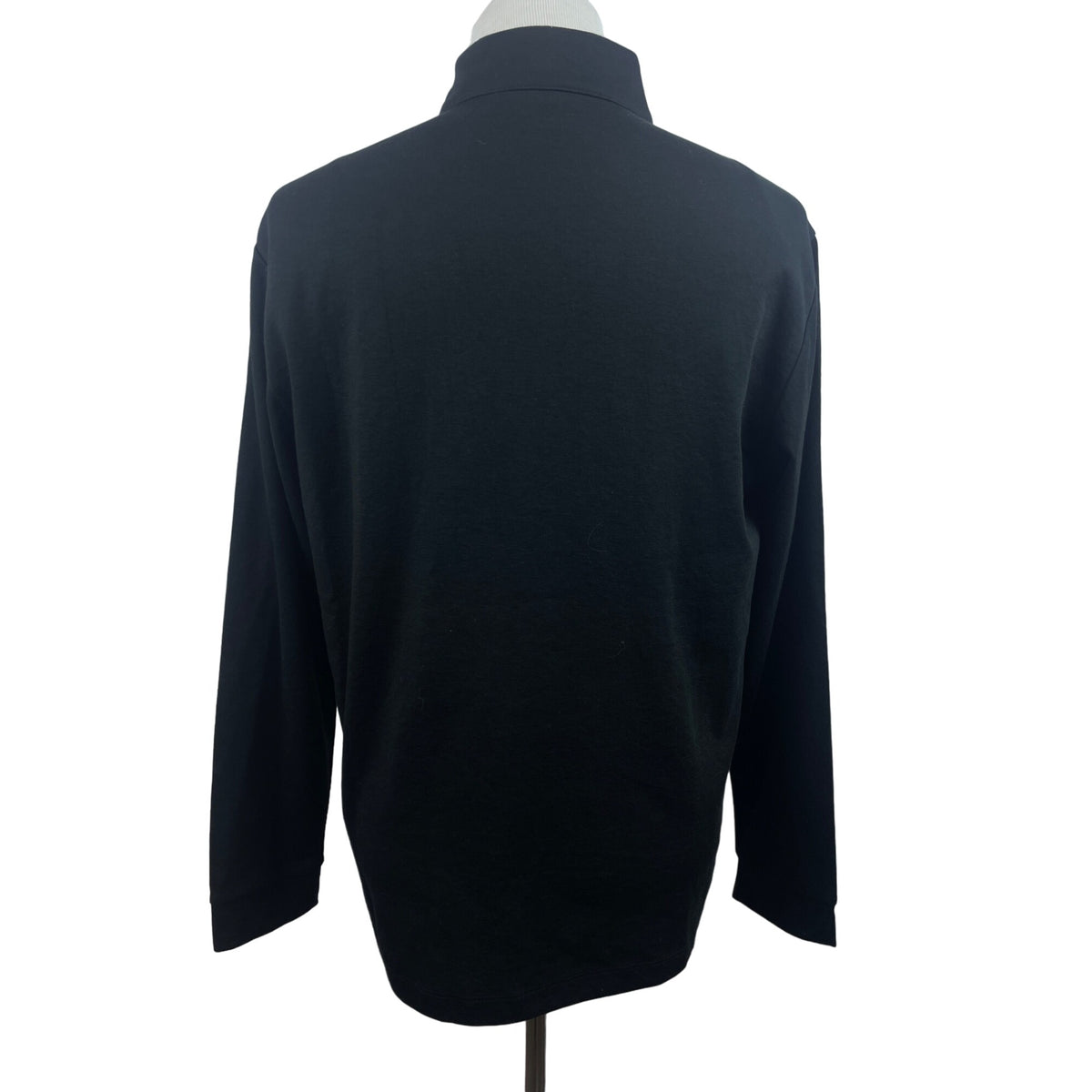 Izod Men’s Black Turtle Neck Zip Up Sweater Sz L - NWT