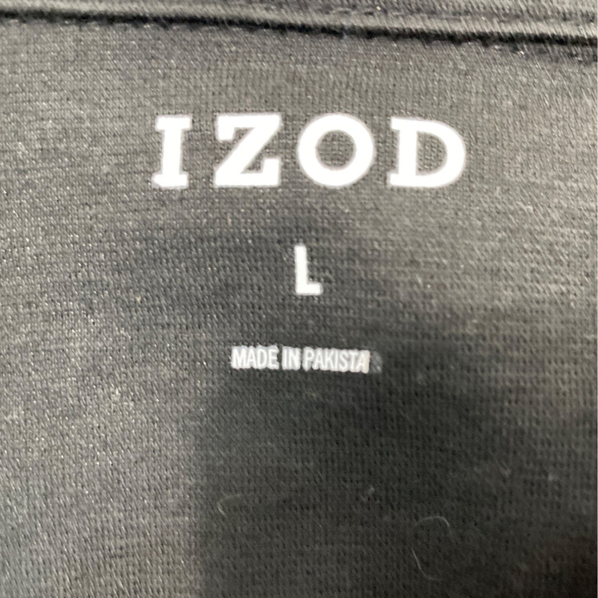 Izod Men’s Black Turtle Neck Zip Up Sweater Sz L - NWT