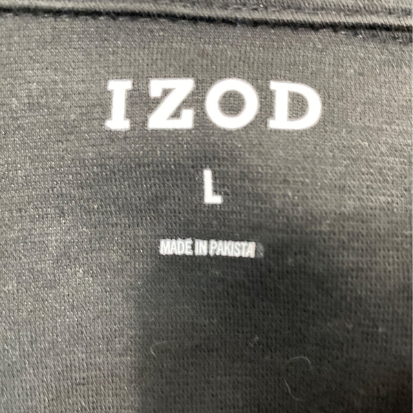 Izod Men’s Black Turtle Neck Zip Up Sweater Sz L - NWT