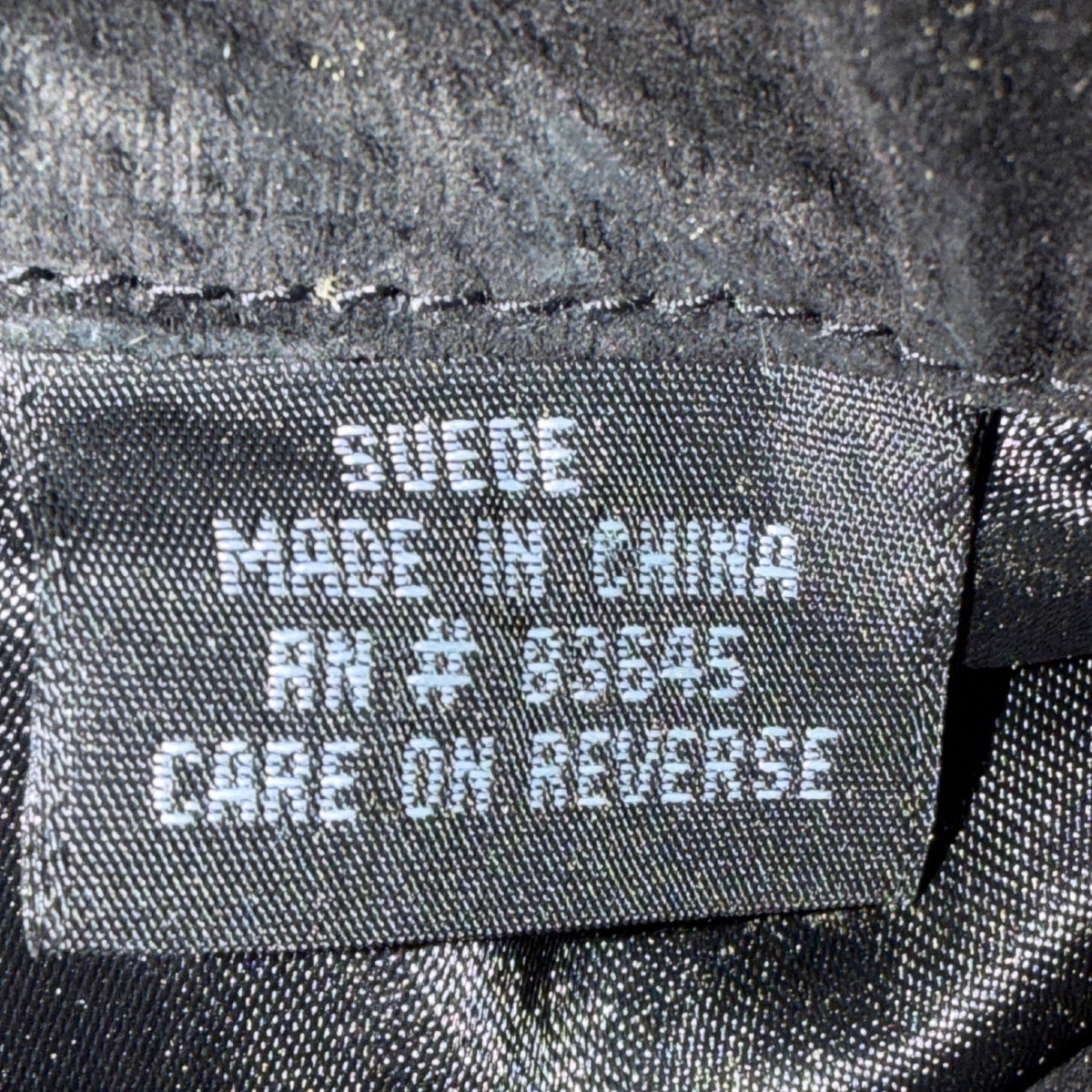 Sutton Studio Womens Black Suede Button-Down Shirt Long Sleeve Sz Large