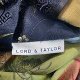 Lord & Taylor Women’s Black Satin Floral Brocade Jacket Size L/XL