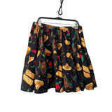 Liza Lynn Womens Country Western Print Skirt Elastic Waist Cowboy Hats OS Fun USA