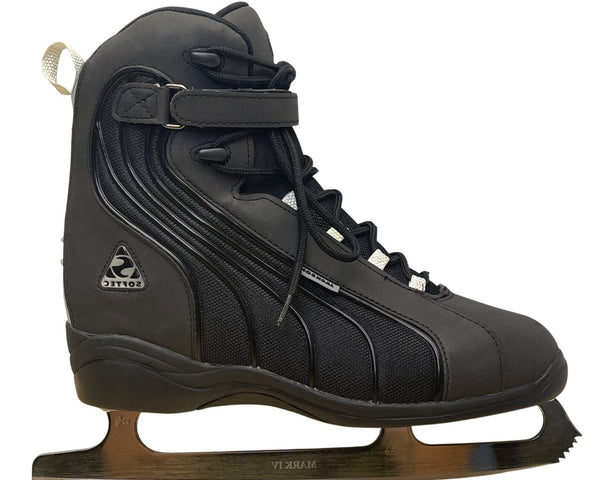 Jackson Men’s Black Mesh Panels Softec Hockey Sport Ice Skates Size 11
