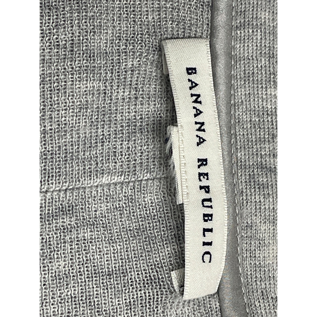 Banana Republic Womens Gray Silk Polyester Blend Button Down Cardigan Sweater