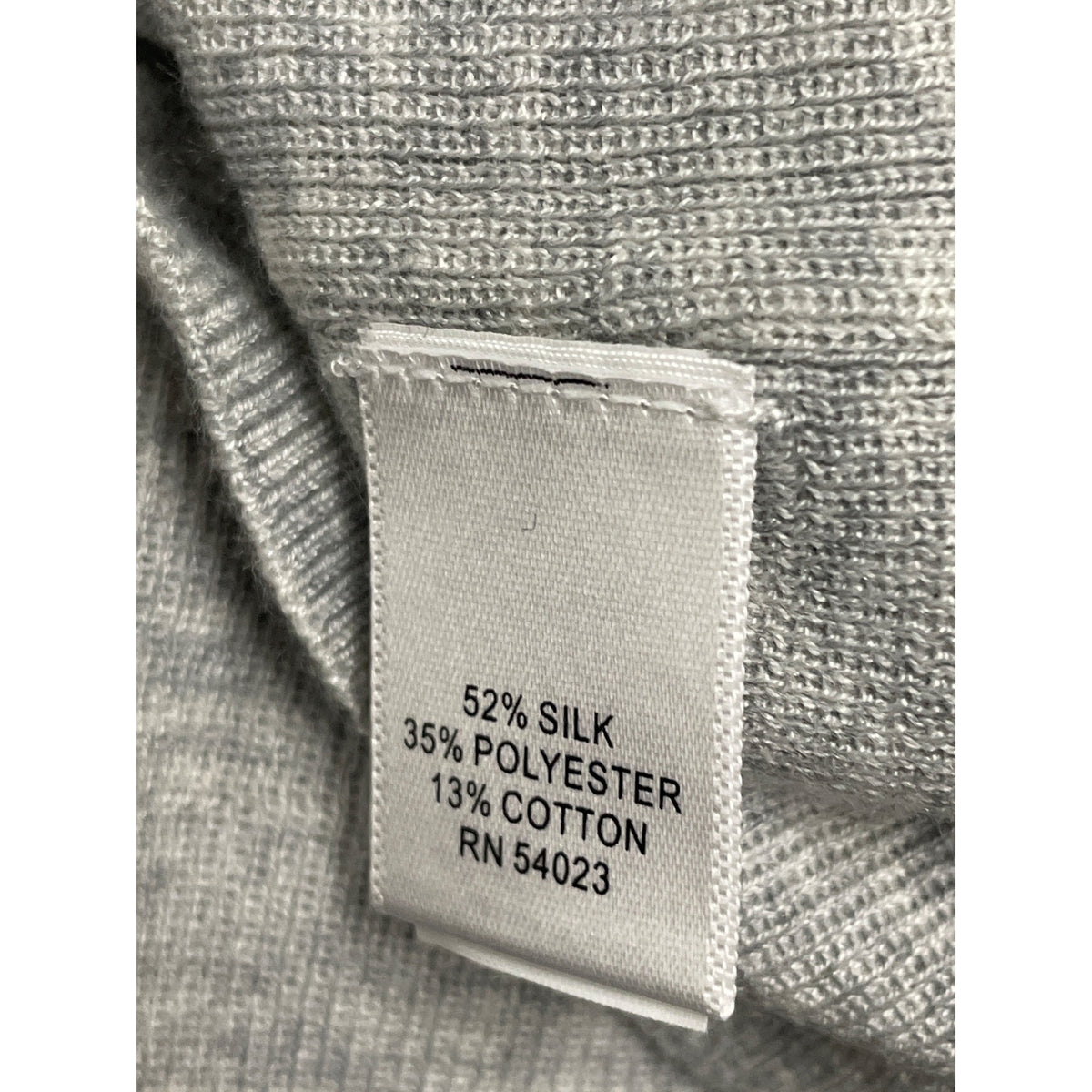 Banana Republic Womens Gray Silk Polyester Blend Button Down Cardigan Sweater