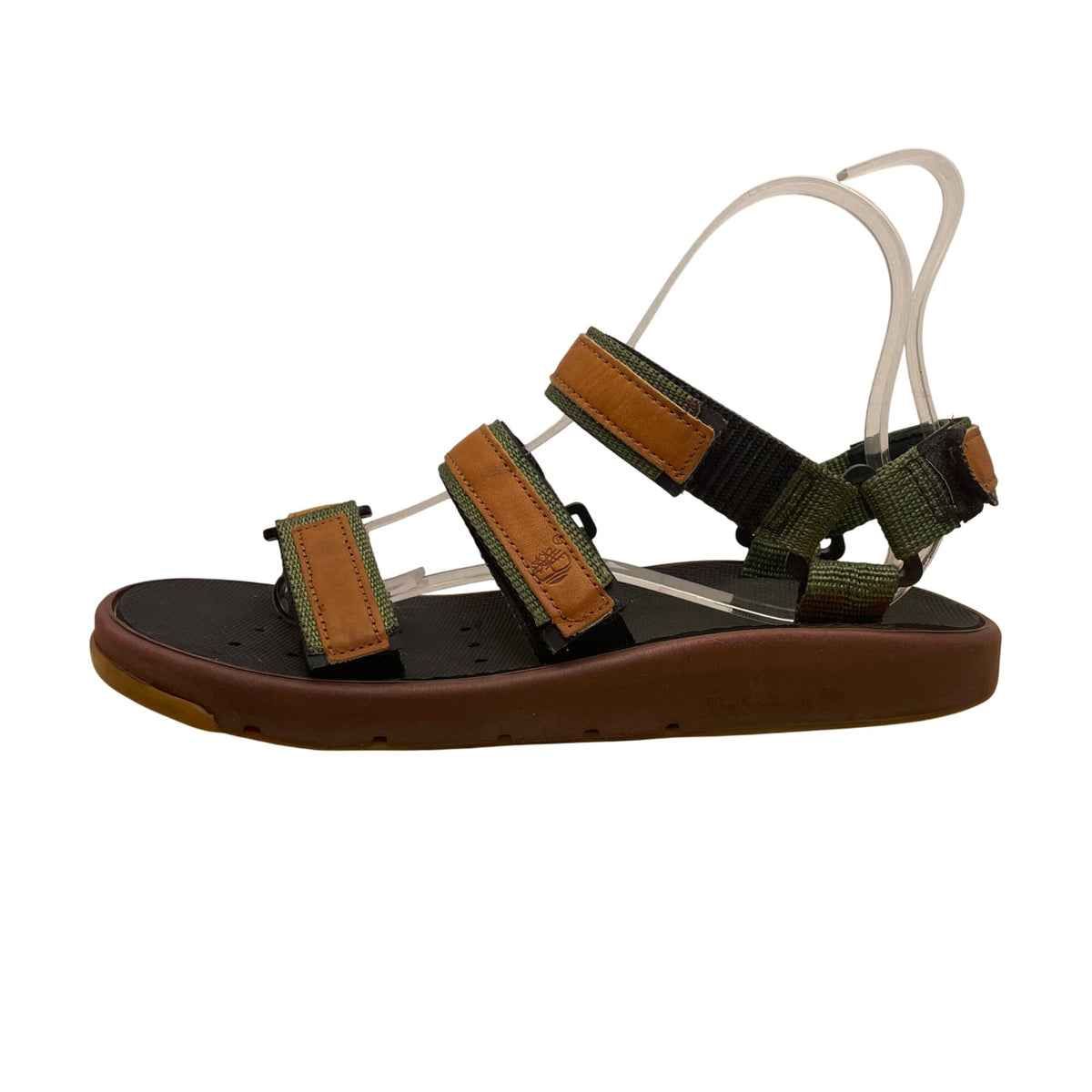 Timberland Men’s Green & Brown Lightweight Adjustable Strapped Sandals Size M