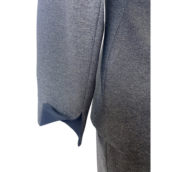 Sag Harbor Suit Ladies Grey Jacket & Skirt Set Formal Office Wear Sz 10 - New