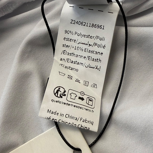 Yozy Women’s White Sleeveless Wrap Front Collared Bodysuit Sz XL - New