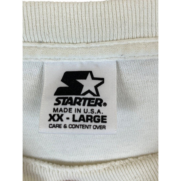 Starter Mens White Cotton 1997 AFC Champs Denver Broncos Super Bowl Graphic T-Shirt XXL