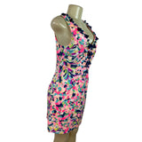 Lilly Pulitzer Womens Sleeveless Multicolor Tassel Shift Dress Size 6