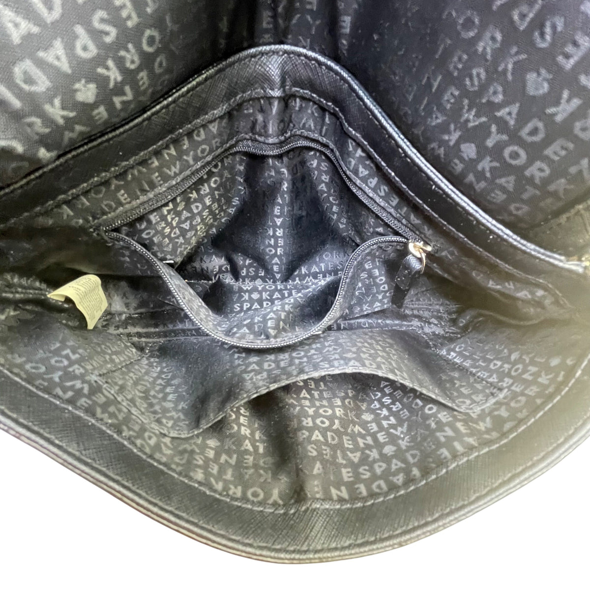 Kate Spade Women’s Black Leather Compact Chain Strap Crossbody Clutch Bag