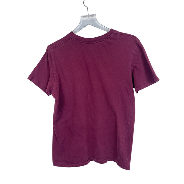 Abercrombie & Fitch Mens Maroon Cotton Graphic T-Shirt Beer Delivery Ice Cold Medium