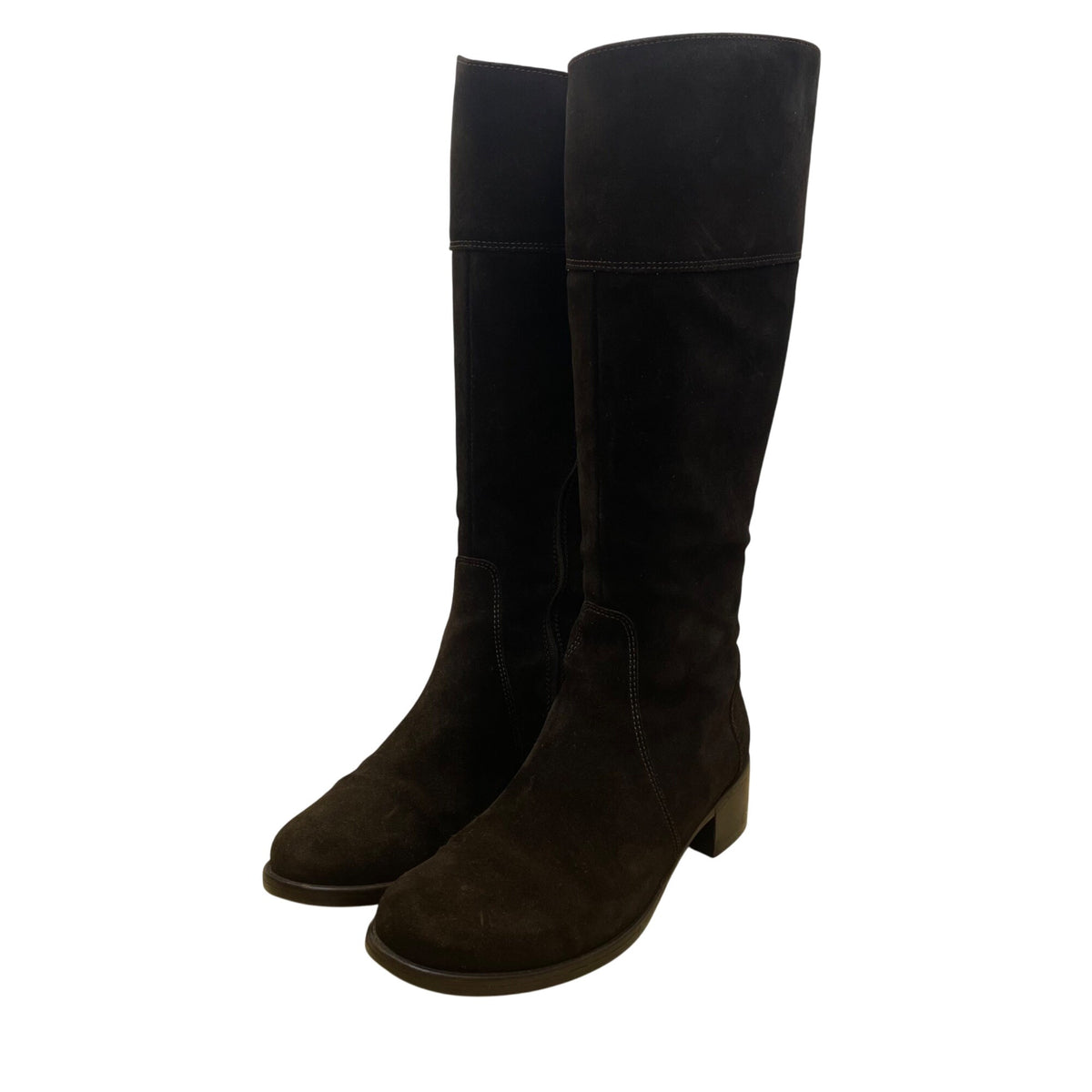 La Canadienne Women’s Brown Suede Knee-High Waterproof Boots Size 10 M