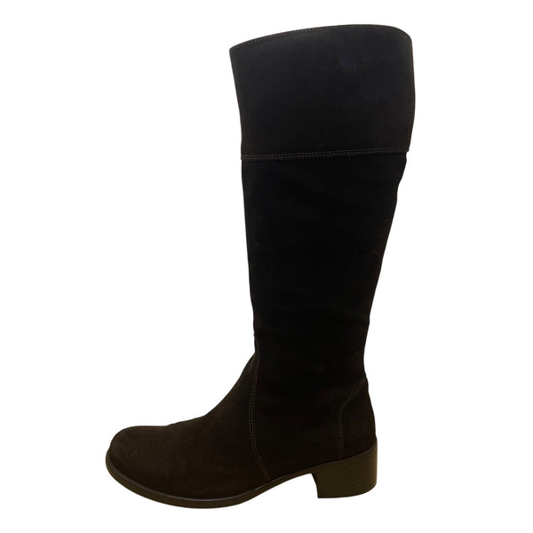 La Canadienne Women’s Brown Suede Knee-High Waterproof Boots Size 10 M