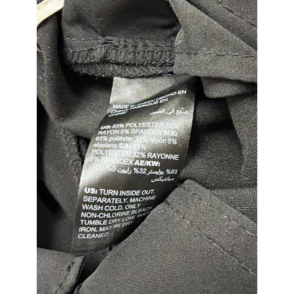 White House Black Market Womens Black Polyester/Rayon Dress Pants Size 14 New