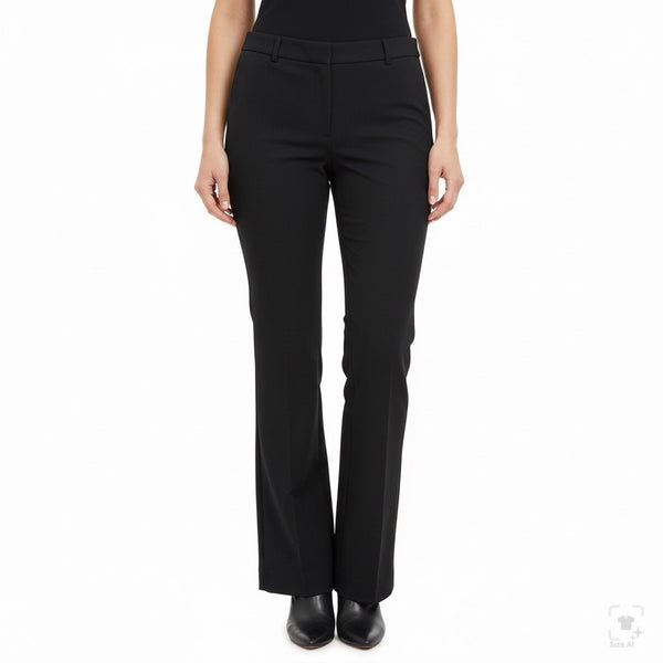 White House Black Market Womens Black Polyester/Rayon Dress Pants Size 14 New