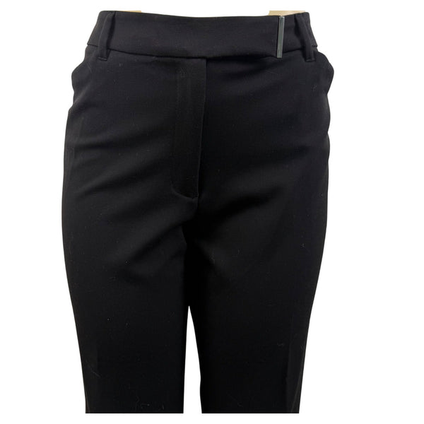 White House Black Market Womens Black Polyester/Rayon Dress Pants Size 14 New