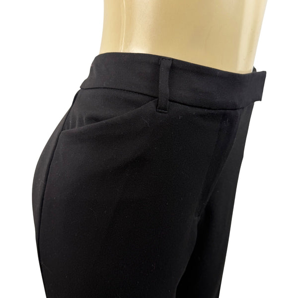 White House Black Market Womens Black Polyester/Rayon Dress Pants Size 14 New