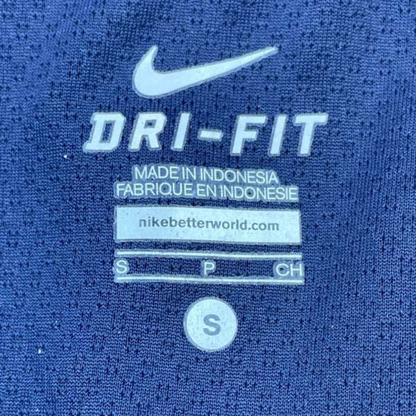 Nike Men’s Navy Blue Polyester Athletic Wide Leg Dri-Fit Pants Size S