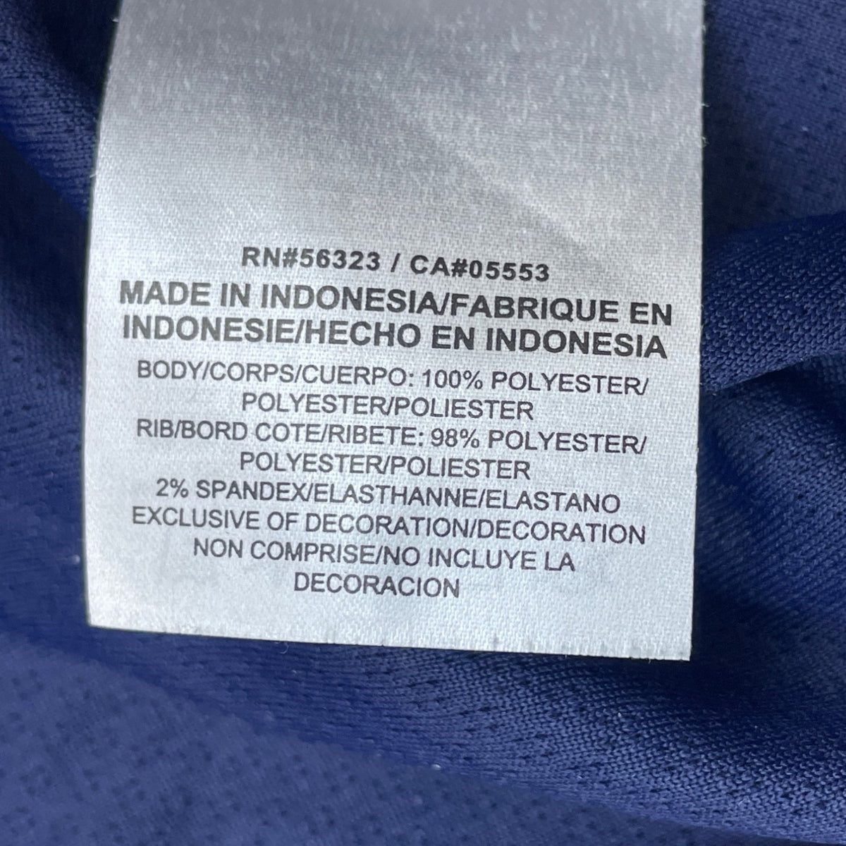 Nike Men’s Navy Blue Polyester Athletic Wide Leg Dri-Fit Pants Size S