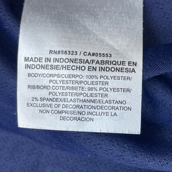 Nike Men’s Navy Blue Polyester Athletic Wide Leg Dri-Fit Pants Size S