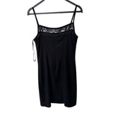 Caren Desiree Company Womens Black Polyester Lace Trim Spaghetti Strap Dress Size 4