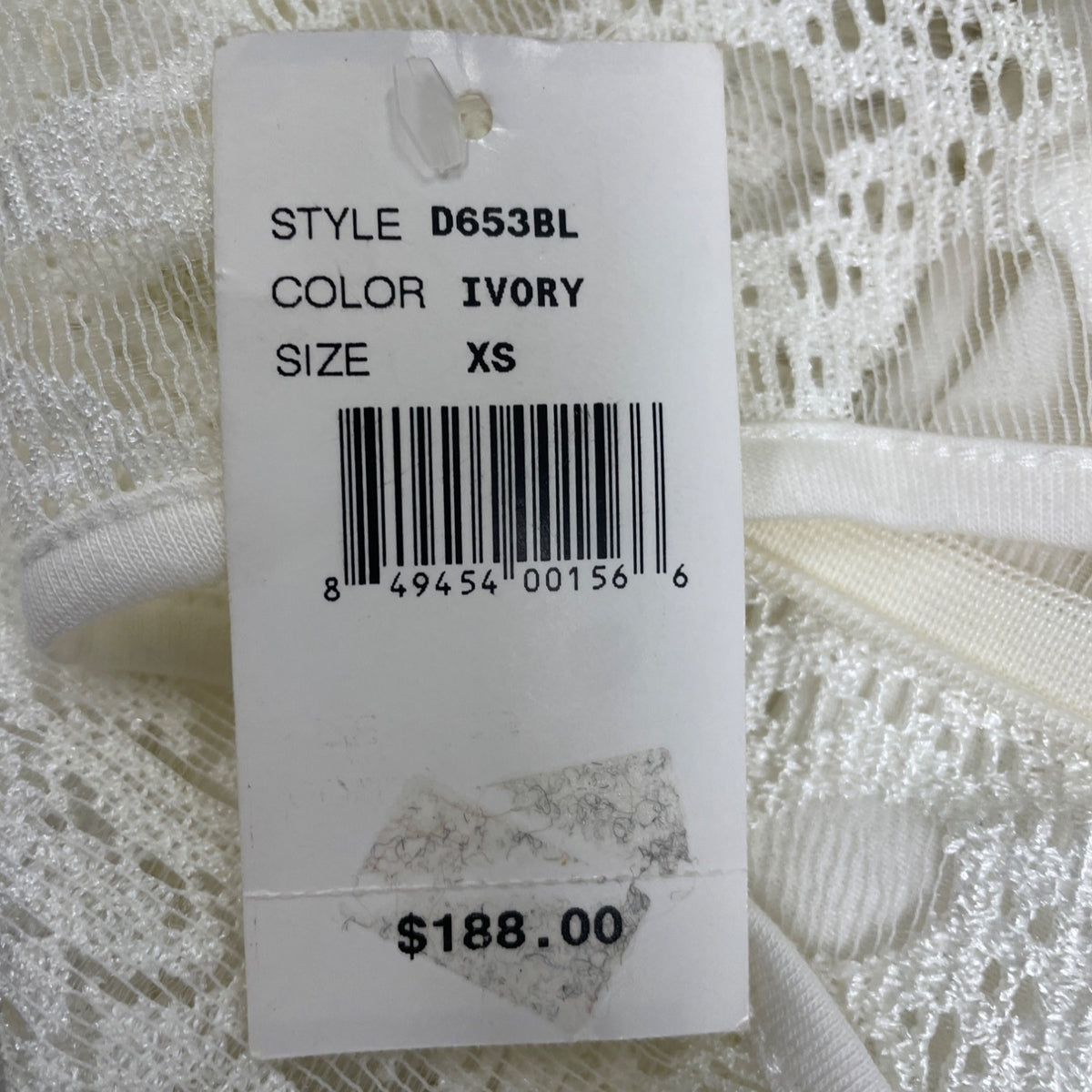 For Love & Lemons Womens Ivory Lace Dress Graceful Design Size XS - New