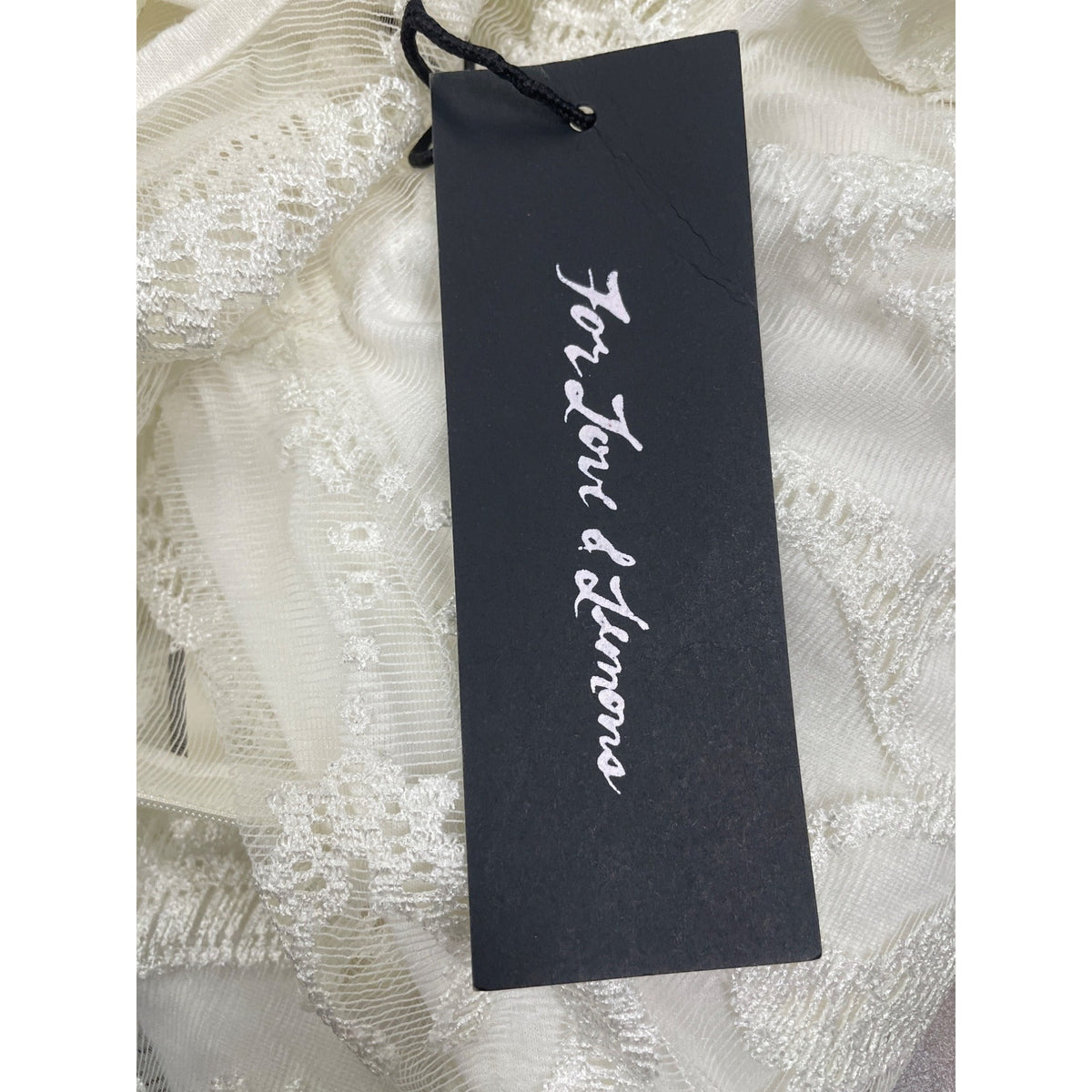 For Love & Lemons Womens Ivory Lace Dress Graceful Design Size XS - New