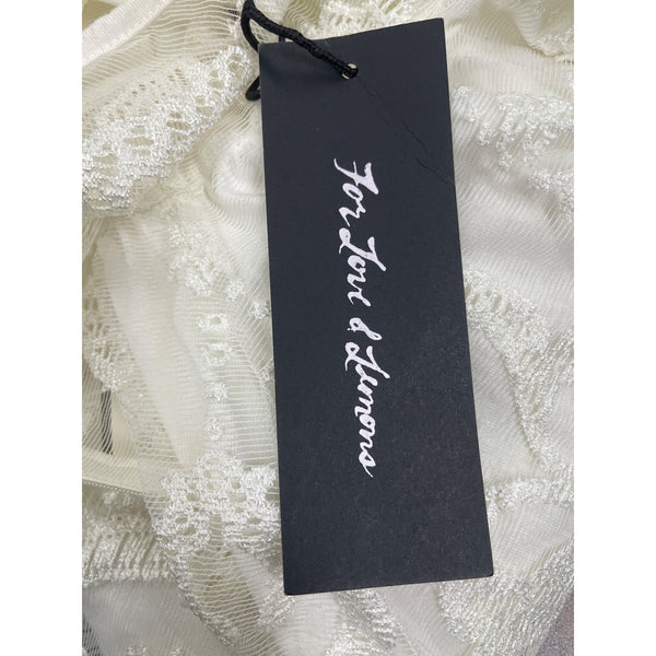 For Love & Lemons Womens Ivory Lace Dress Graceful Design Size XS - New