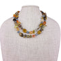 Alexander Kalifano Womens Multicolor Beaded Necklace Natural Stone & Pearl