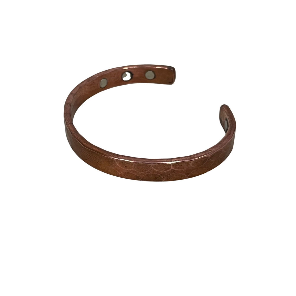 Magnetic Therapy Cuff Bracelet For Women/Men Copper Textured Unisex Adjustable