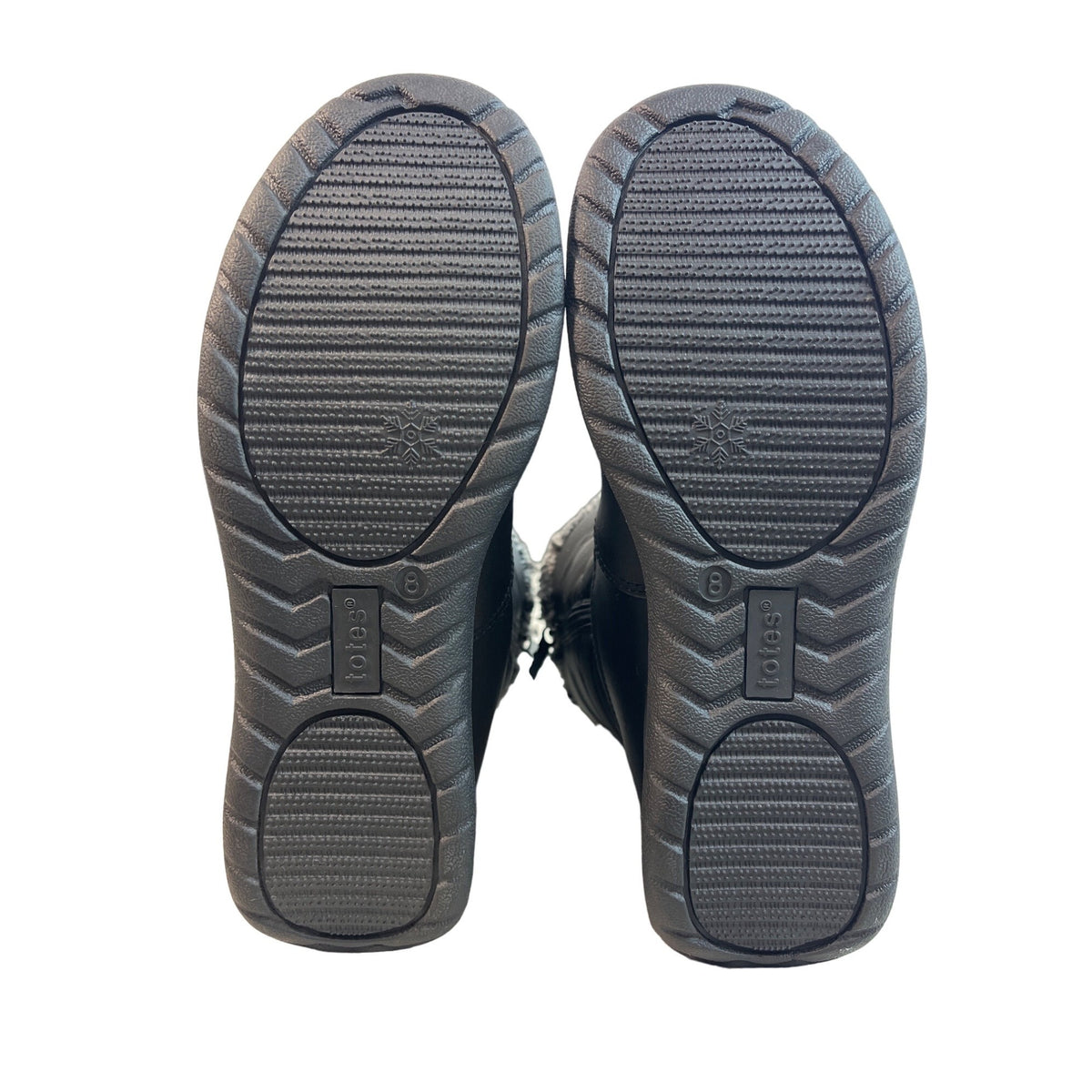 Totes Thermolite Women’s Black Winter Snow Boots Size 8