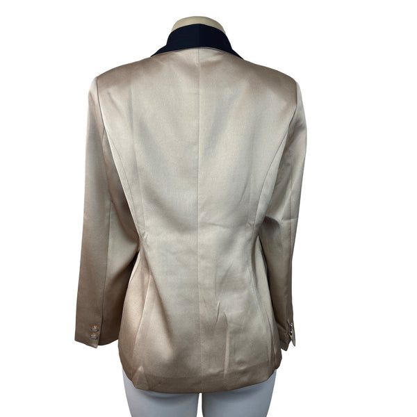 Modful Women's Tan Satin Blazer Sz XS - NWT