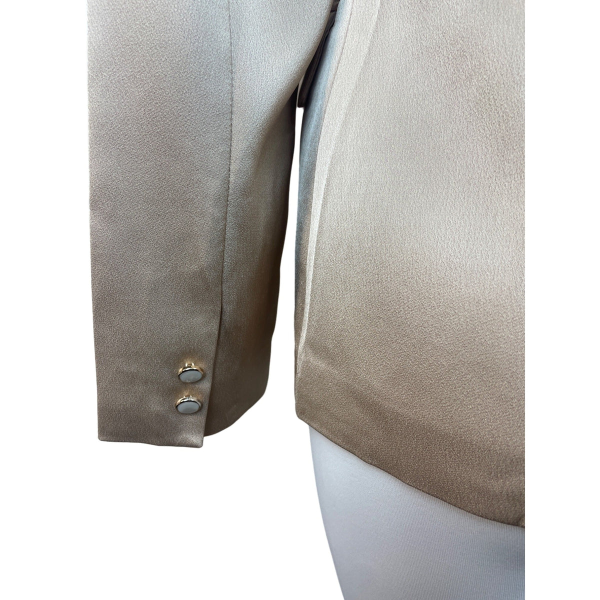 Modful Women's Tan Satin Blazer Sz XS - NWT