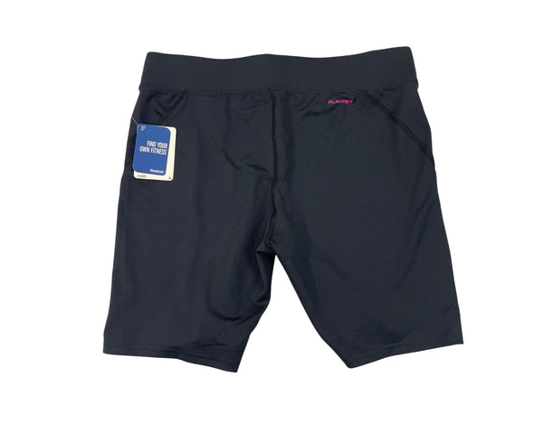 Reebok Womens Black Activewear Compression Shorts Size L - New