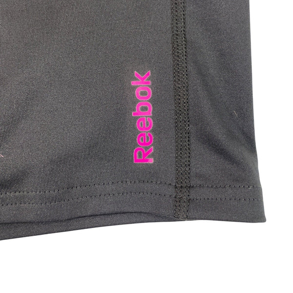 Reebok Womens Black Activewear Compression Shorts Size L - New