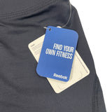 Reebok Womens Black Activewear Compression Shorts Size L - New
