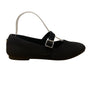 Steve Madden Women’s Black Adjustable Strap Richmond Mary Jane Flats Size 7.5