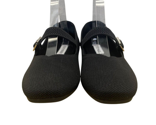Steve Madden Women’s Black Adjustable Strap Richmond Mary Jane Flats Size 7.5