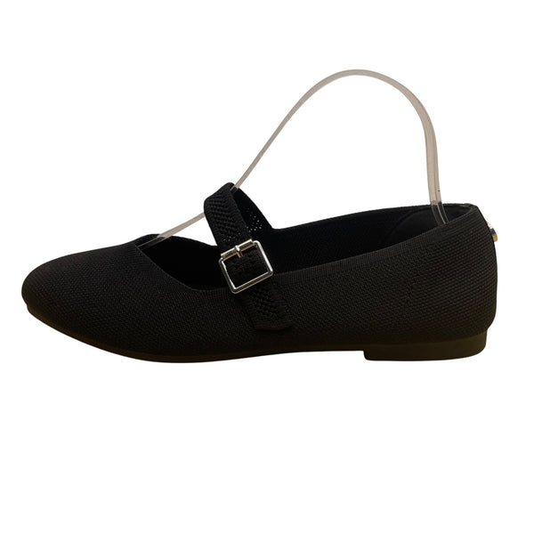 Steve Madden Women’s Black Adjustable Strap Richmond Mary Jane Flats Size 7.5