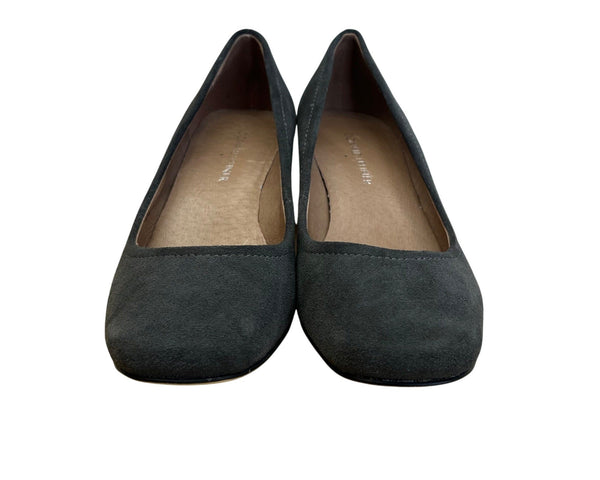 Donald J Pliner Women’s Charcoal Kid Suede Jevi Ks Pumps Size 6.5M