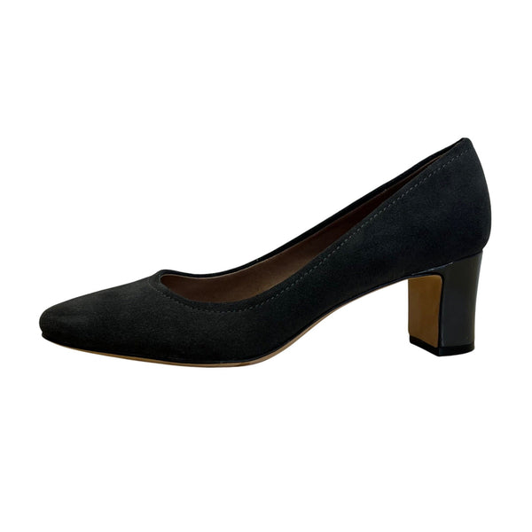 Donald J Pliner Women’s Charcoal Kid Suede Jevi Ks Pumps Size 6.5M